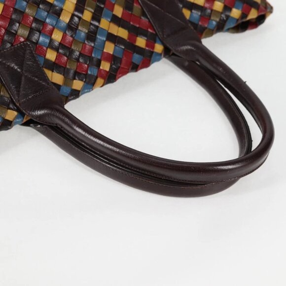 BOTTEGA VENETA INTRECCIATO Tote Bag Leather Brown Auth 126566V - Picture 11 of 16